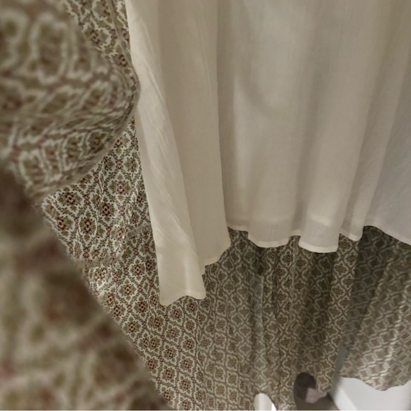 Christy Dawn Paloma Floral Midi Dress in Cream and Brown - Picture 10 of 16